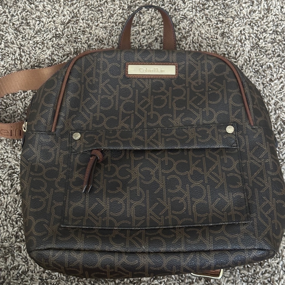 Calvin Klein monogram backpack
